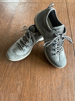 ECCO Aspina Women's Low Hiking Boot 5/36 Gore-Tex Gray Leather /Suede