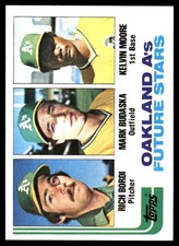 A's  (Rich Bordi / Mark Budaska / Kelvin Moore)  1982 Topps #531 Athletics