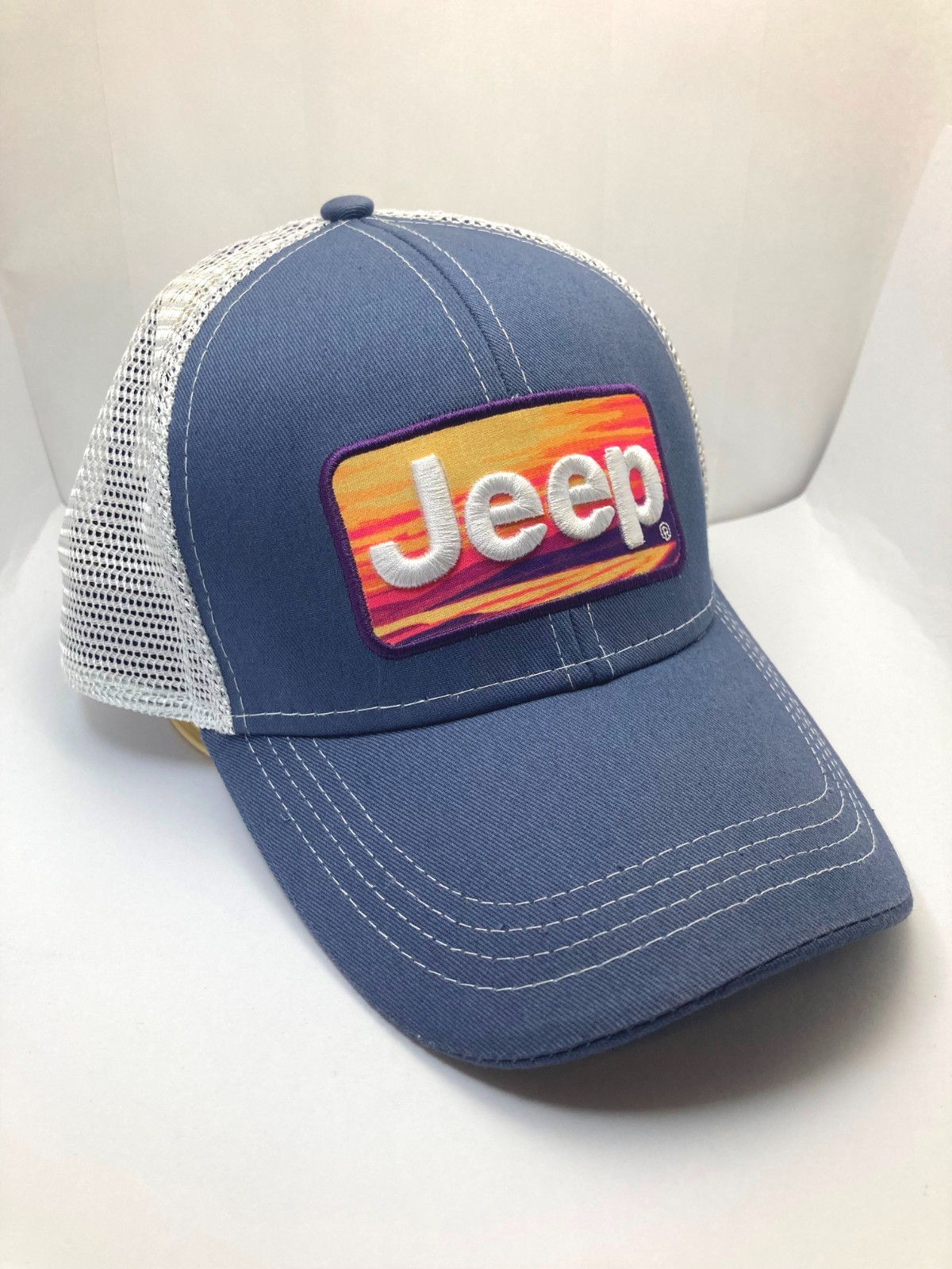 Jeep Sunset Patch Mesh Snapback Hat / Cap JEDCO - image 1