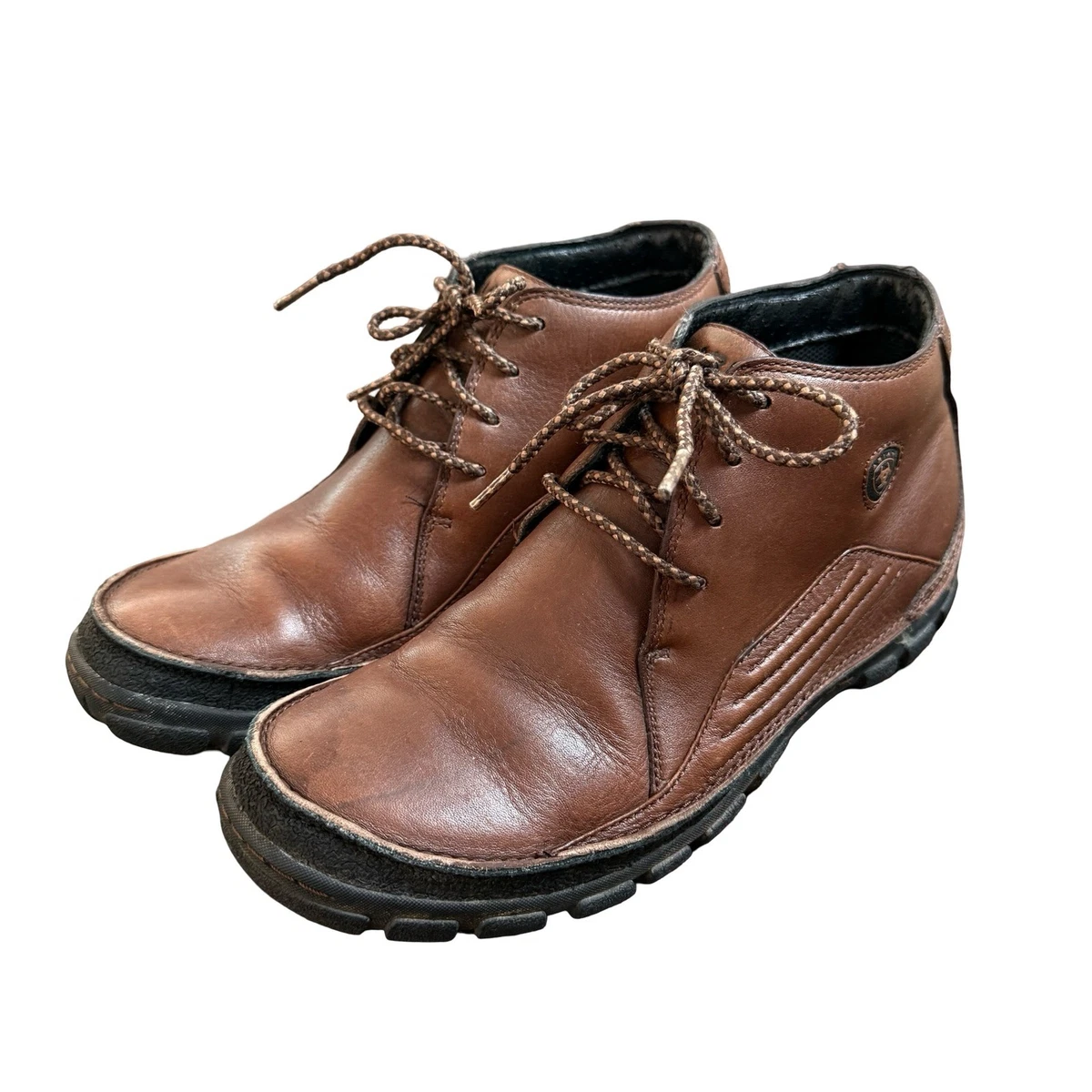 Men\'s Ariat Holbrook Lace Up Chucka Boot In Brown Leather Size 12D Timeless‎ Ariat Chukka Boots for Men for Sale | Shop New & Used Men main image 3