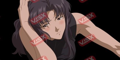 Misato Katsuragi Neon Genesis Evangelion Anime Peeker bumper sticker Car Decal