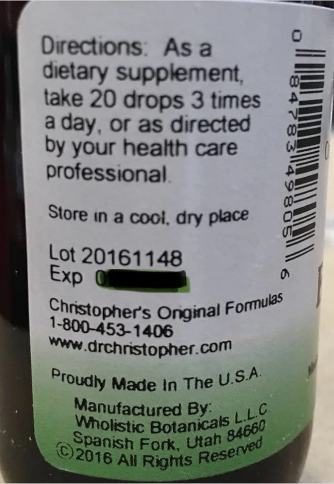 Extracto de equinácea Christopher’s Original Formulas 2 fl oz (paquete de 2) Foto 4 de 4