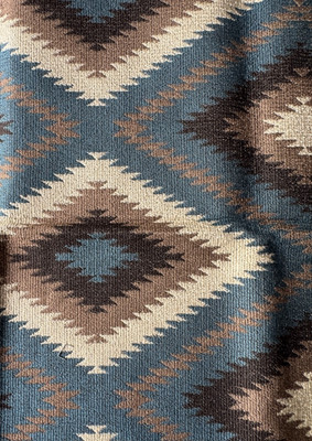 Kravet Museum Of New Mexico Chilkat Mystic Designer Fabric Remnant 24''x24''