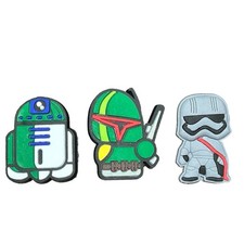 NEW Star Wars Silicone Shoe Charms for Crocs  Bogg Bags Set of 3
