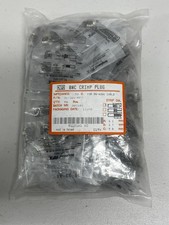  50 Pack  of 31-321-RFX Amphenol 50 Ohm BNC Crimp Plugs for RG-59 RG-62