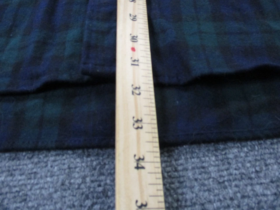 Vintage Pendleton Shirt Mens L Plaid Virgin Wool Flannel Black Watch Tartan - Image 4 of 4