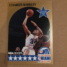 1990-91 NBA Hoops Charles Barkley #1 NBA All-Star Team All-Star East Insert