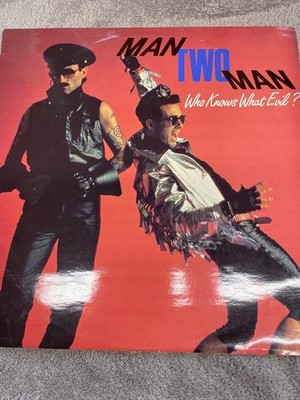 Man Two Man: Who Knows What Evil 12'' Vinyl Single 1986 Mare3 VGC