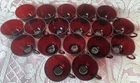 Vintage Royal Ruby Red Punch or Snack Cups Set of 18 Anchor Hocking 4oz Capacity