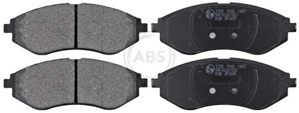 A.B.S. Bremsbelagsatz Scheibenbremse 37352 FüR Aveo Chevrolet Kalos Daewoo T250-image