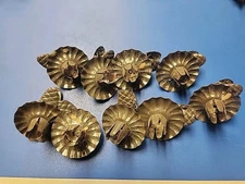 Vintage Clip On Christmas Tree Candle Clips Holders Pinecone