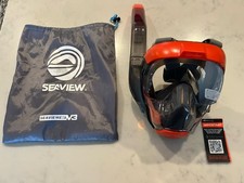 Masque de plongée adulte Seaview V3 180 Full View neuf avec sac * orange agrumes neuf avec étiquette plongée