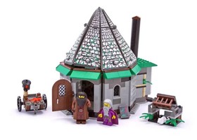 Lego 4707, Hagrid&rsquo;s Hut, Harry Potter, 100% Complete w/Minifigs, Box & Manual