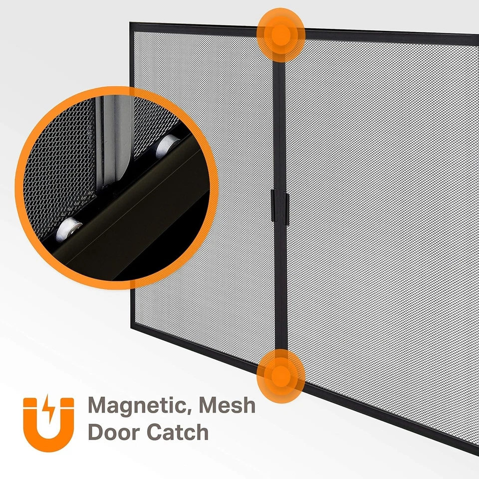 Puerta de vidrio para chimenea AT 1002 Ascot negra grande - *RECOGIDA LOCAL* Foto 3 de 4