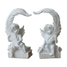 Cherub Figurines Garden Statue Craft Memorial Figure Collection Angel Statue for