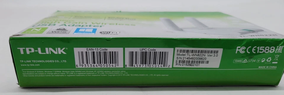 TP-Link 300Mbps High Gain Wireless USB Adapter TL-WN822N - Image 4 of 4