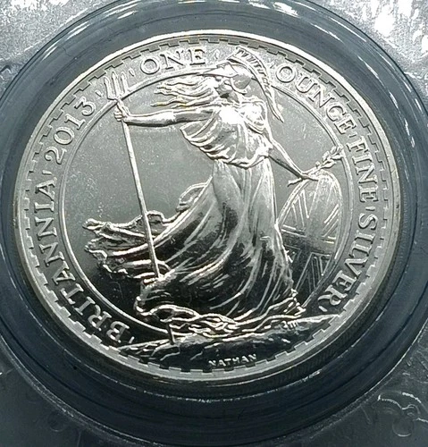 2x UK 2 Pounds Britannia 2013 Oz silver 999