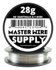 Kanthal A1 - 50ft - 28 Gauge Wire 28g - 0.32mm - 0.013in - Master Wire Supply