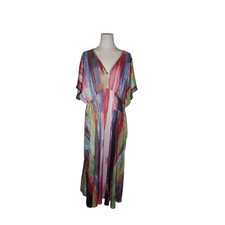 Women's CW Classics Multicolor VNeck Dress - Size 3X
