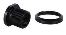 Thread Protector, 1/2 x 28 Convert to 5/8x24 with Crush Washer Steel pack 3