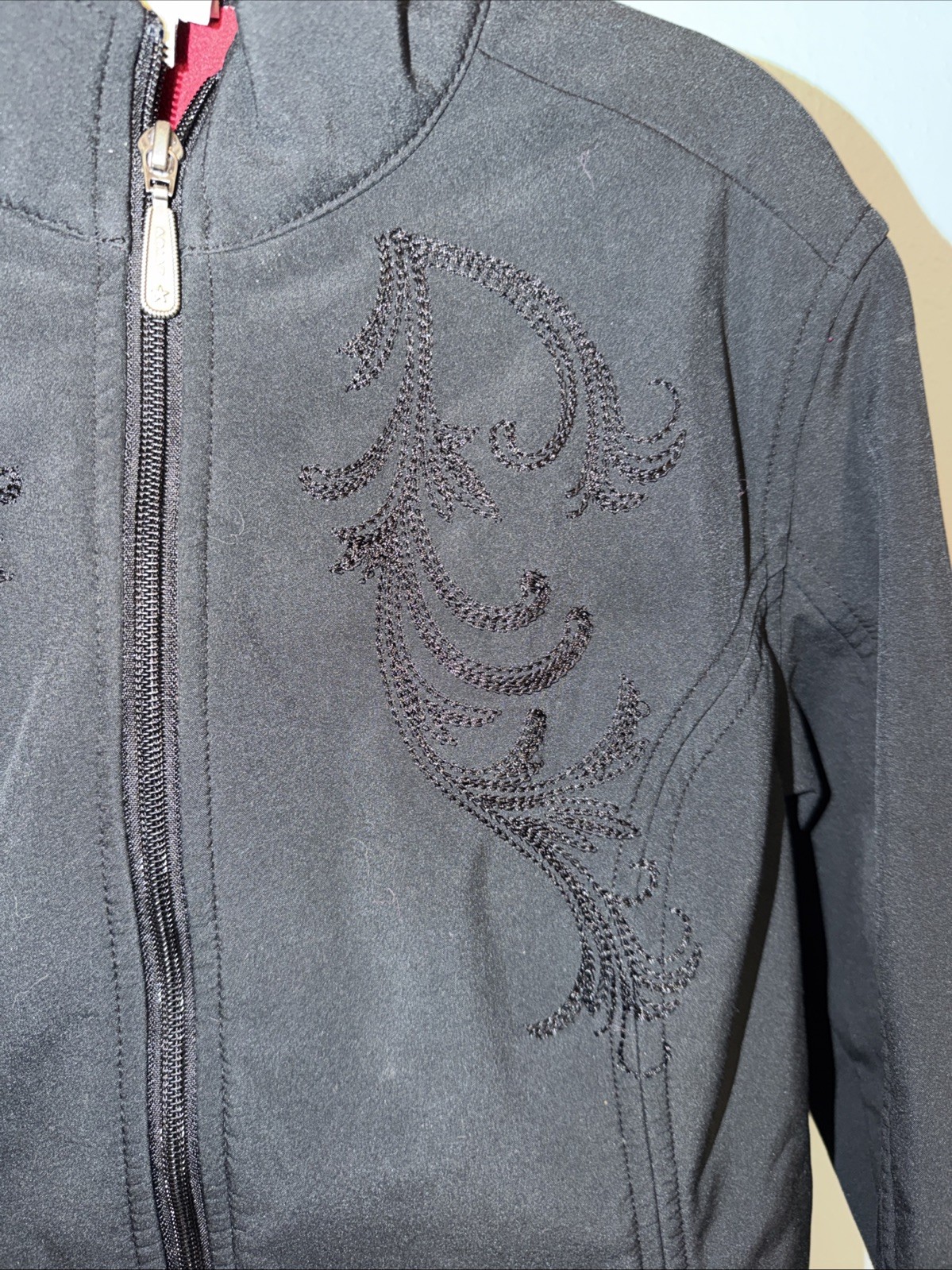 Ariat Jacket Womens Large Black SoftShell Western… - image 3