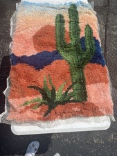 Caron WonderArt Desert Sun Cactus Boho Southwest Latch Hook 4450 Complete