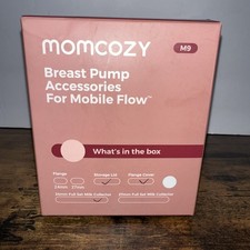 Momcozy M9 Mobile Flow 24mm Breast Pump Flange, Storage Lid, Milk Collector