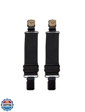 GARGOYLE BELLS Adjustable Boot Clips for Motorcycle Riding, Black Boot Straps