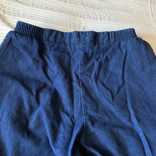 LIGHTHOUSE POINT Petite Large Dark Blue Pull On Jeans POCKETS USA Made - Picture 8 of 12