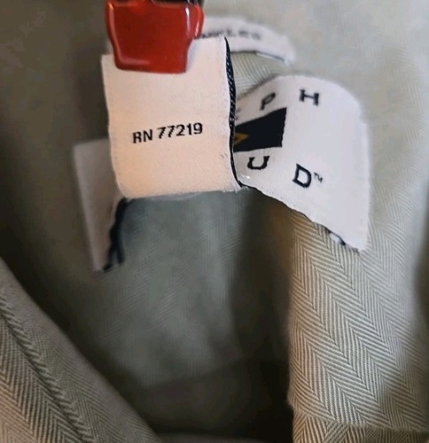 Joseph Abboud grün ohne Falten Kleid Shirt 16 34/35 bügelfrei gebraucht, in einwandfreiem Zustand - Bild 13 von 14