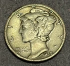 1938-S Mercury 90% Silver Dime High Grade
