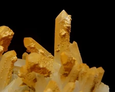 QUARTZ & LIMONITE nice crystals ! BULGARIA - Madan - 9th September Mine /pl646