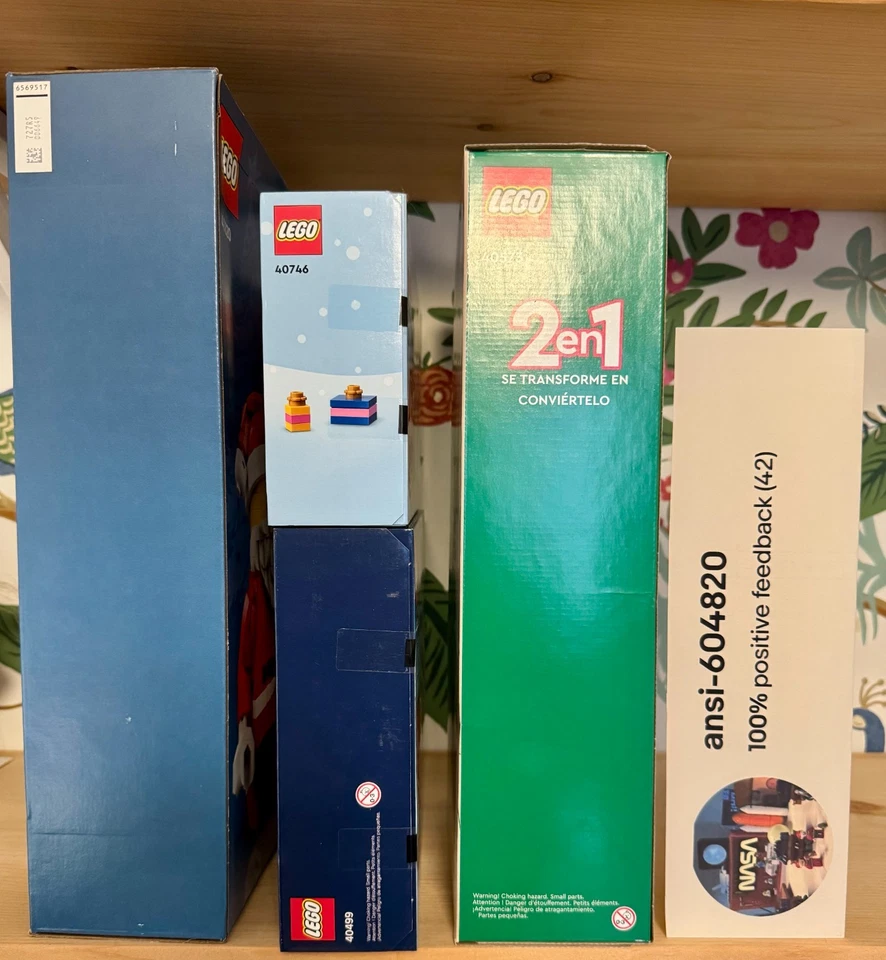 LEGO Christmas Holiday Bundle: 40820 40746 40499 40573 | Nuevo en caja | Regalo gratis 42197  Foto 4 de 4