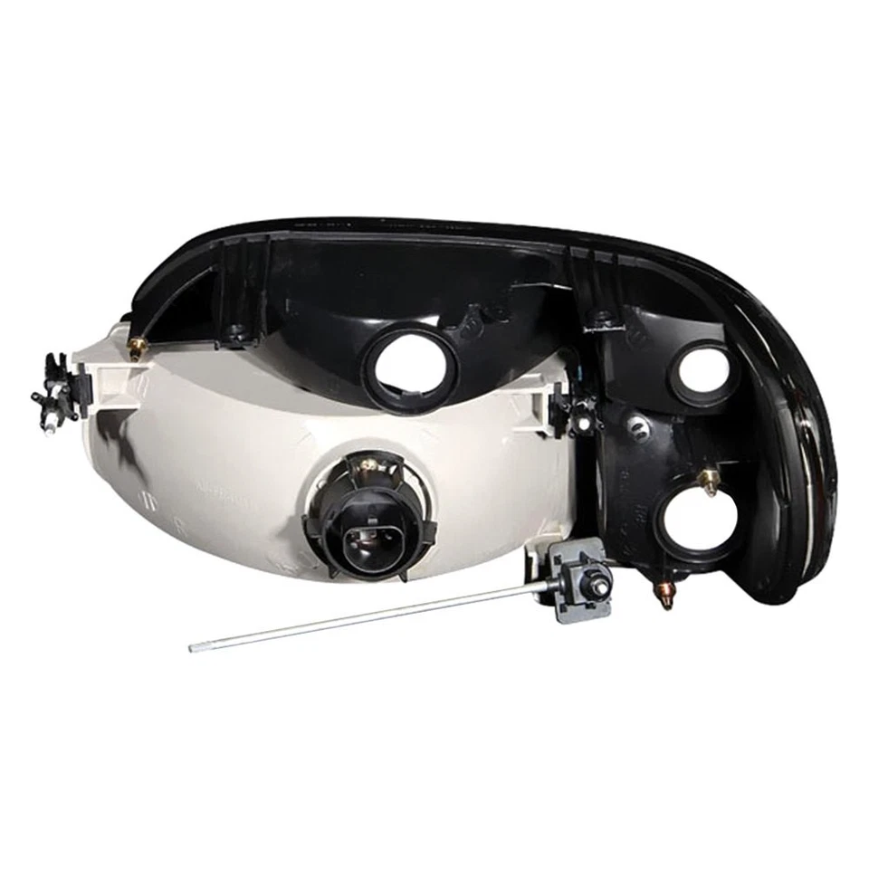 For Ford Explorer 95-01 Headlights Driver & Passenger Side Black Euro Headlights Foto 2 de 2