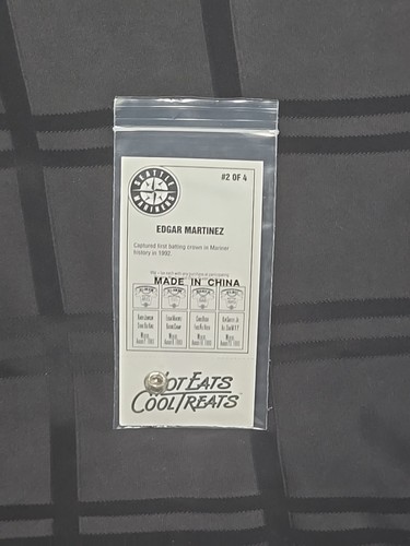 ⚾️EDGAR MARTINEZ 1992 A.L Batting Champ Card & Pin DAIRY QUEEN PROMOTION-#2 Of 4 - Picture 4 of 9