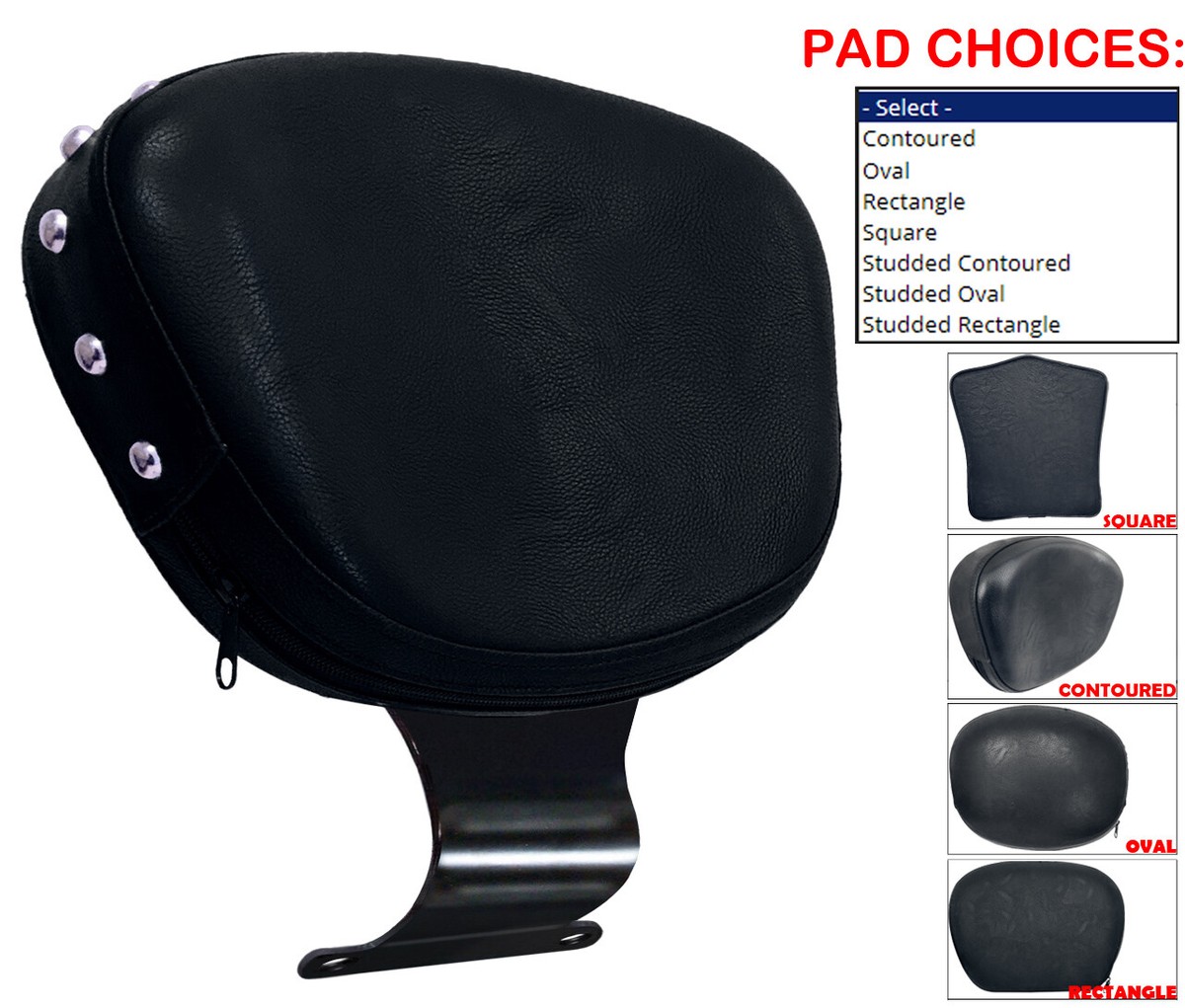 Honda Vtx 1300 Accessories Motorcycle Driver Backrest Pad For
