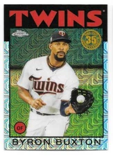 2021 Topps Series 1 BYRON BUXTON Silver Pack 1986 Chrome - TWINS - 85BC-83