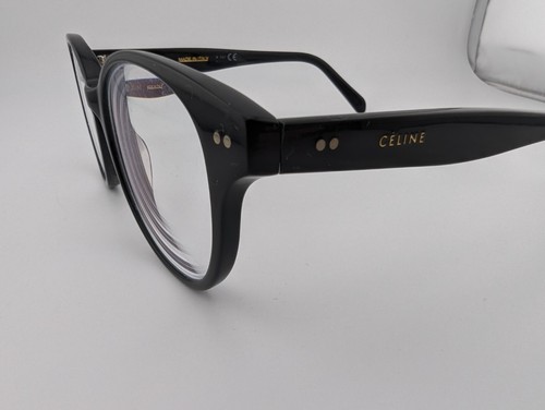 Celine Eyeglasses, Frames Only, CL50007F 001 Black, 52-16-140, Plastic, Italy - Picture 5 of 16