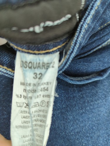 Dsquared2 Herren Jeans W 32 in blau Baumwolle mit anderen Skinny - Bild 7 von 7