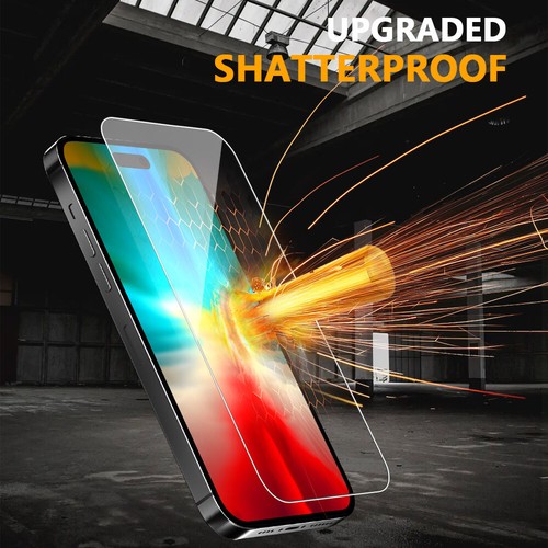 For iPhone 15,14 Pro Max Plus 12 13 Full Cover Tempered Glass Screen Protector - Picture 12 of 48