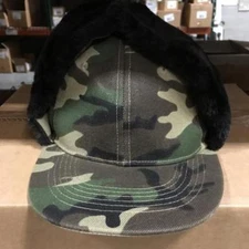 1 ARMY STYLE BASEBALL QUALITY PUGS GEAR EAR FLAP WINTER HAT. STYLISH.