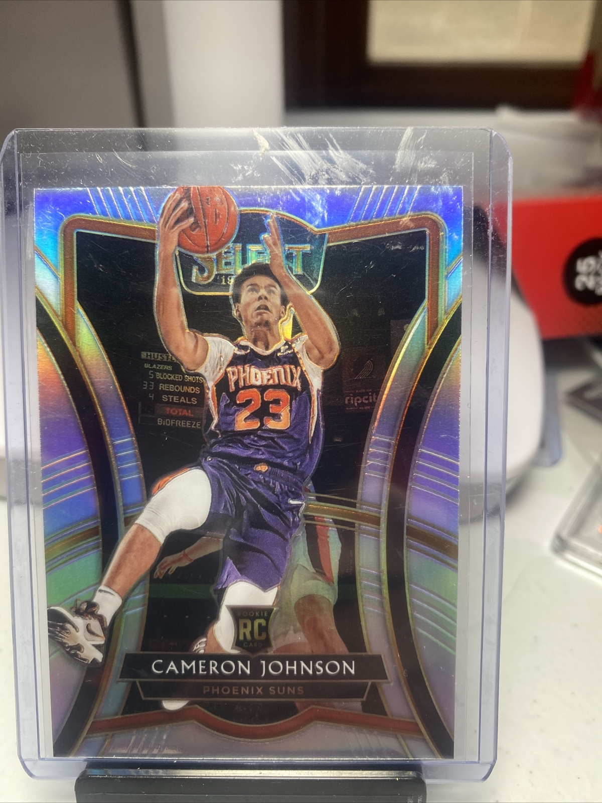 2019-20 Panini Select CAMERON JOHNSON Premier Level Silver Rookie RC #154 Suns