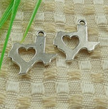 162 Pcs Tibetan Silver Heart Charms Pendant 23X19MM S4519 DIY Jewelry Making