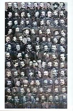 American Civil War Union Officers Custer etc. American History Military Postcard