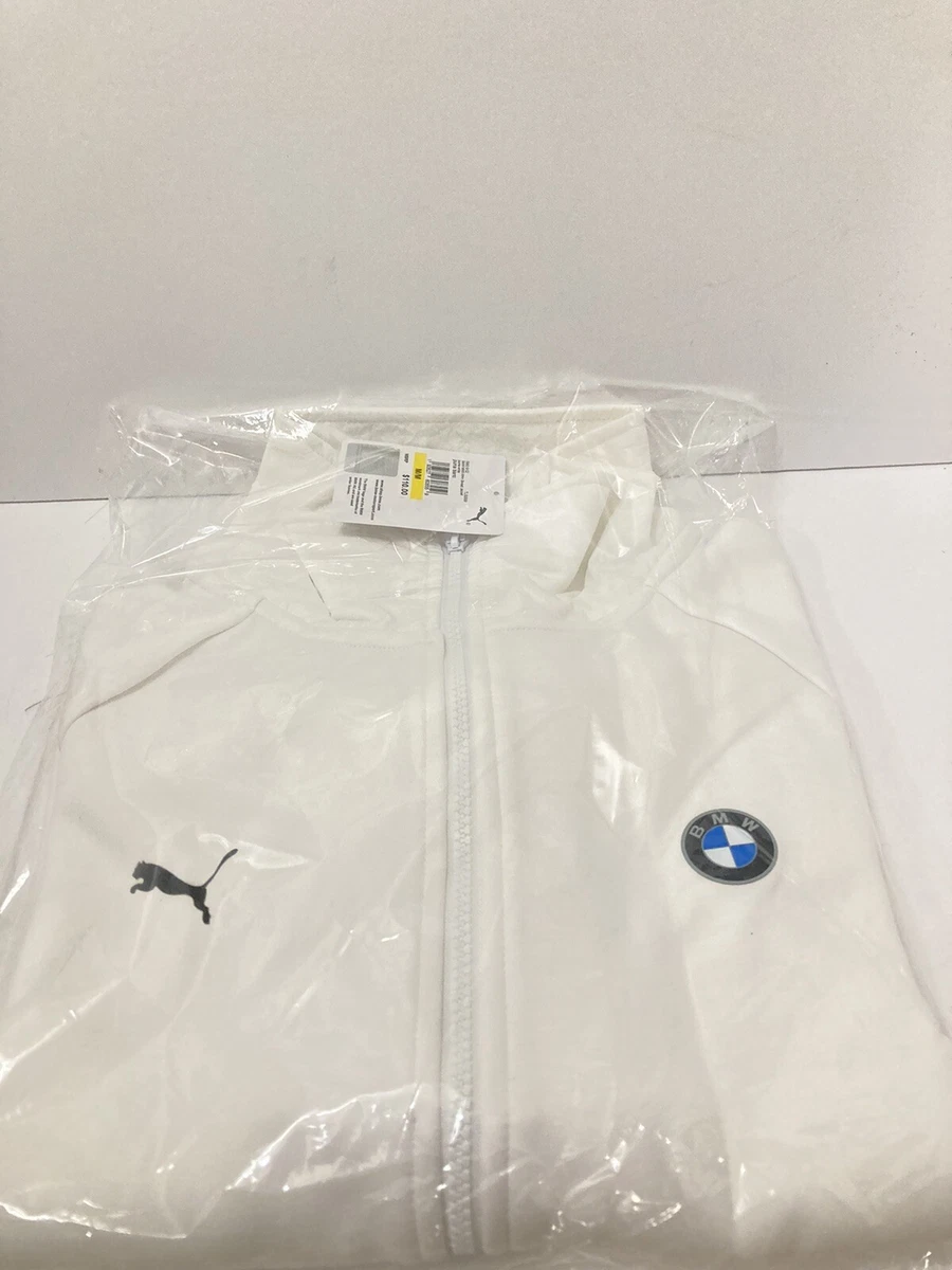 puma BMW Motorsports white sweat jacket TL50589 women medium eBay
