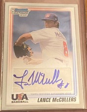 2010 Bowman Chrome 18U USA Baseball Autographs #LM Lance McCullers