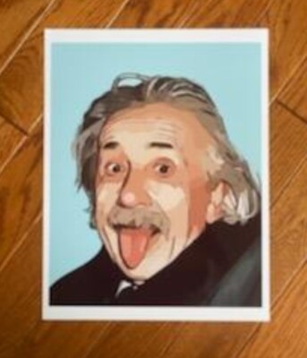 ALBERT EINSTEIN Art Print Photo Rare 8''x10 