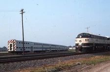 Original Train Slide Burlington Northern #814 06/25/1995 Galesburg IL #20