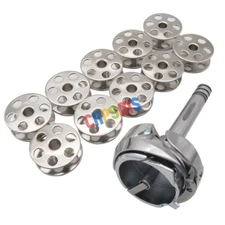 Large Rotary Hook + 10 Bobbins for Juki LU-1508 • LU-1510N • LU-1560N • LU-563