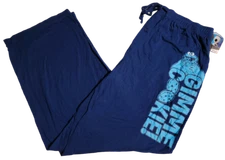 Official Sesame Street Cookie Monster "GIMME COOKIE!" Comfy Lounge Pants!